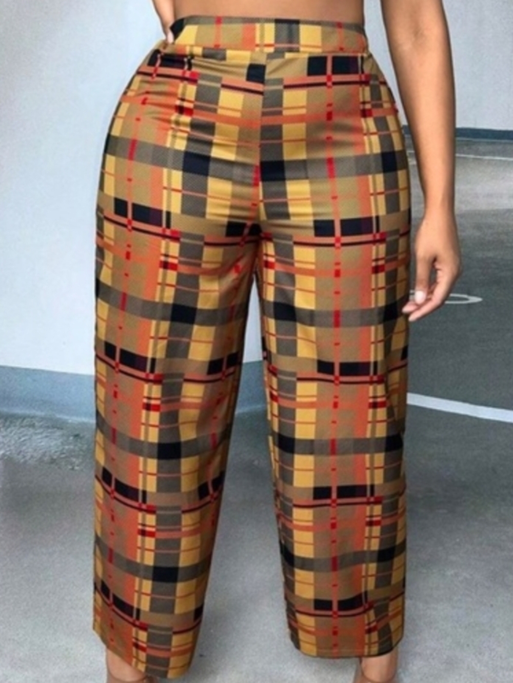 Super Cute Plaid Dress Pants